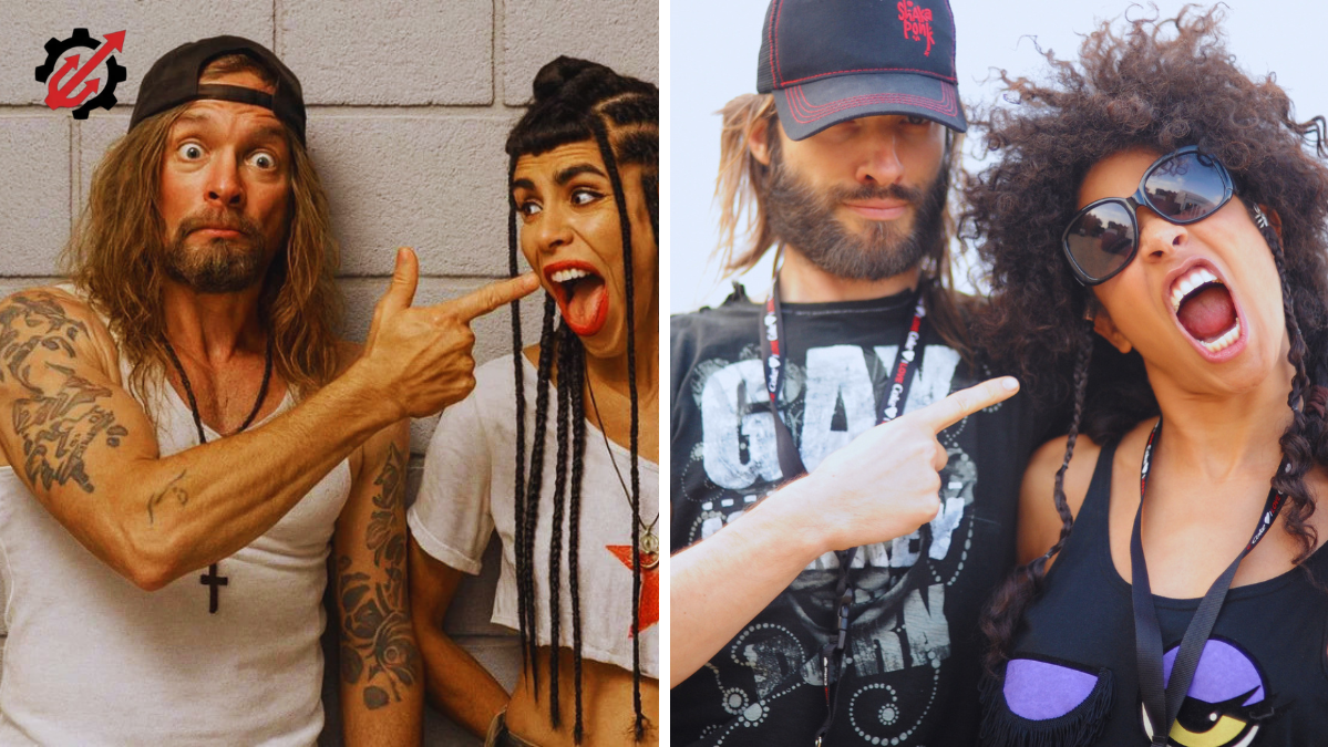 Frah Shaka Ponk et sa femme