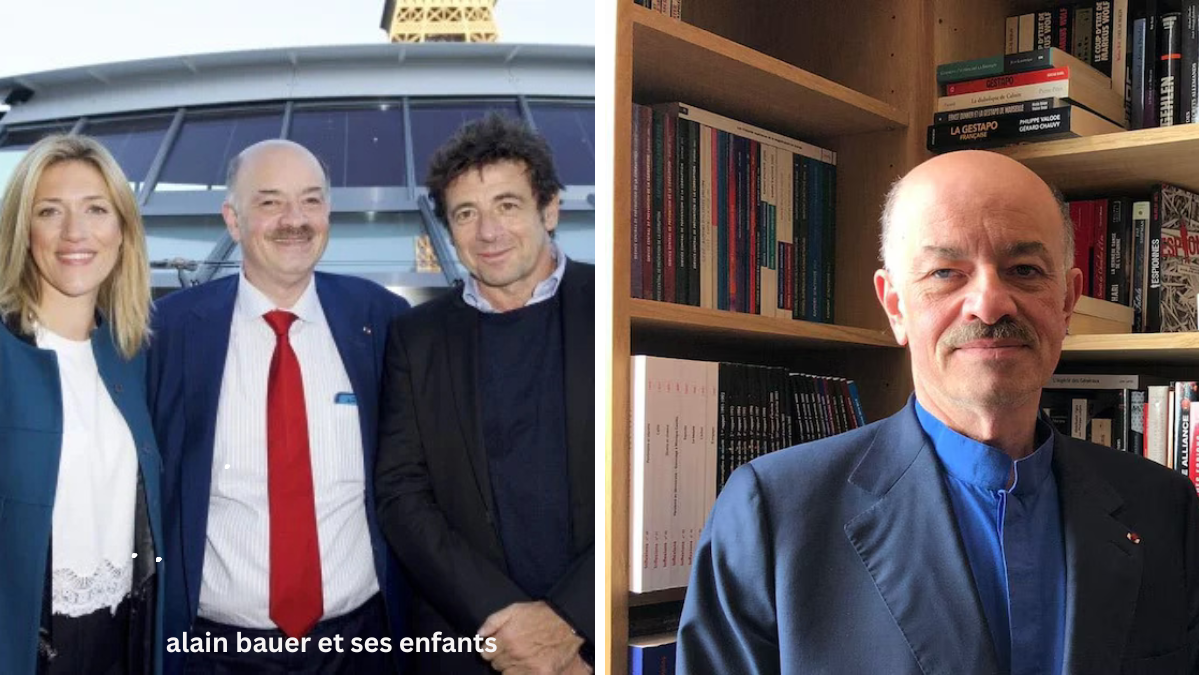 Alain Bauer et ses enfants