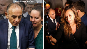 david guiraud épouse Sarah Knafo enfant